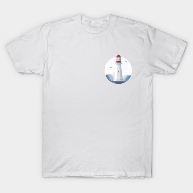 Lighthouse T-Shirt by lanaxxart